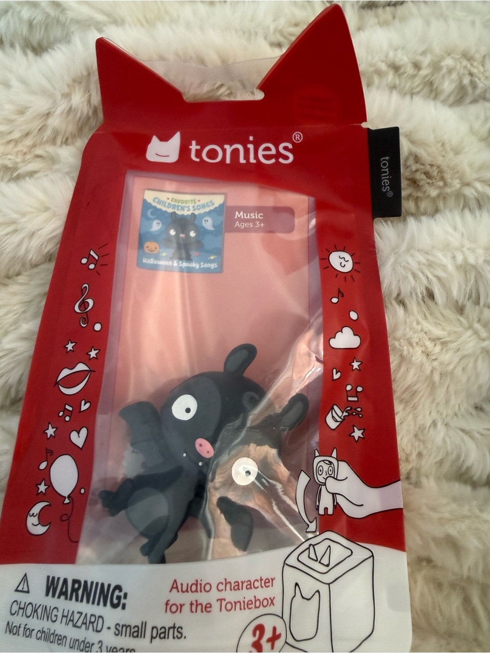Tonies Black Bat Audio Character for Toniebox - Playtime Audio Toy